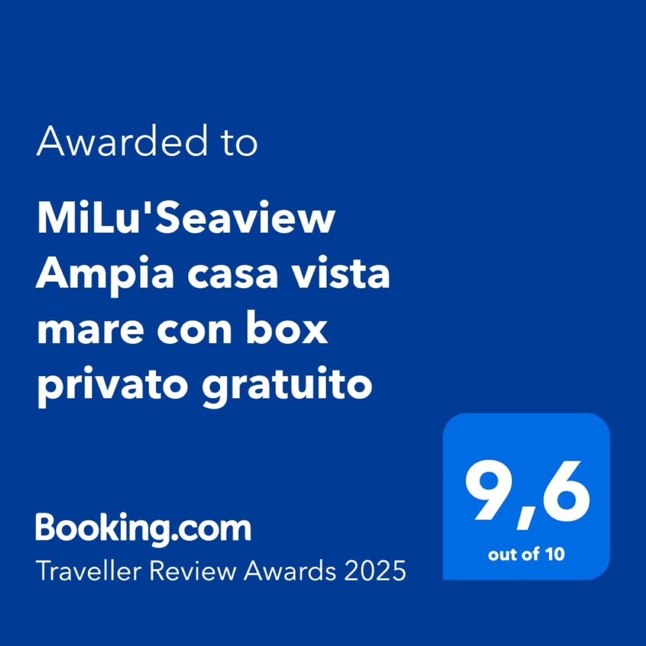 Milu'Seaview Ampia Casa Vista Mare Apartment โจวีนัซโซ ภายนอก รูปภาพ